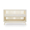 dadada Meringue Soho 3-in-1 Convertible Crib to Toddler Bed Furniture . Light creamy yellow in color. Baby crib sets