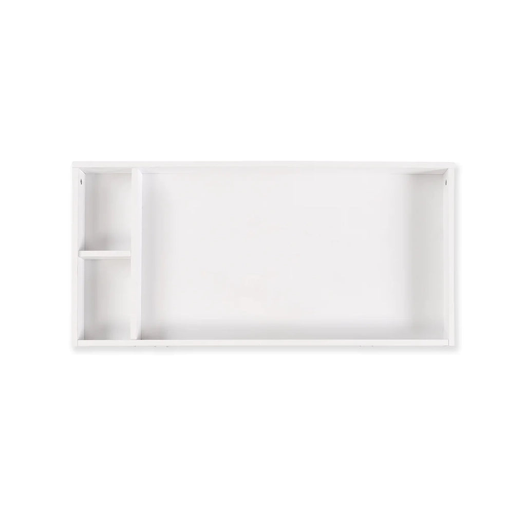 dadada White Brooklyn Changing Tray Removable Nursery Accessory. View from the top down. 