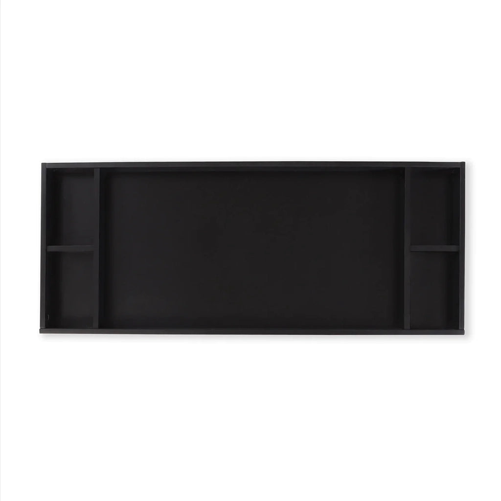 dadada Black Soho Changing Tray Removable Nursery Accessory. View from the top down.