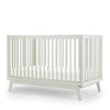 dadada Sage Soho 3-in-1 Convertible Crib to Toddler Bed Furniture. Pastel green in color. Toddle bed