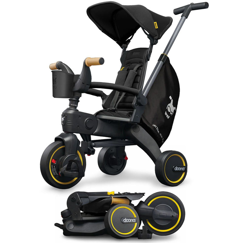 Doona Midnight Compact Fold Liki Trike  black