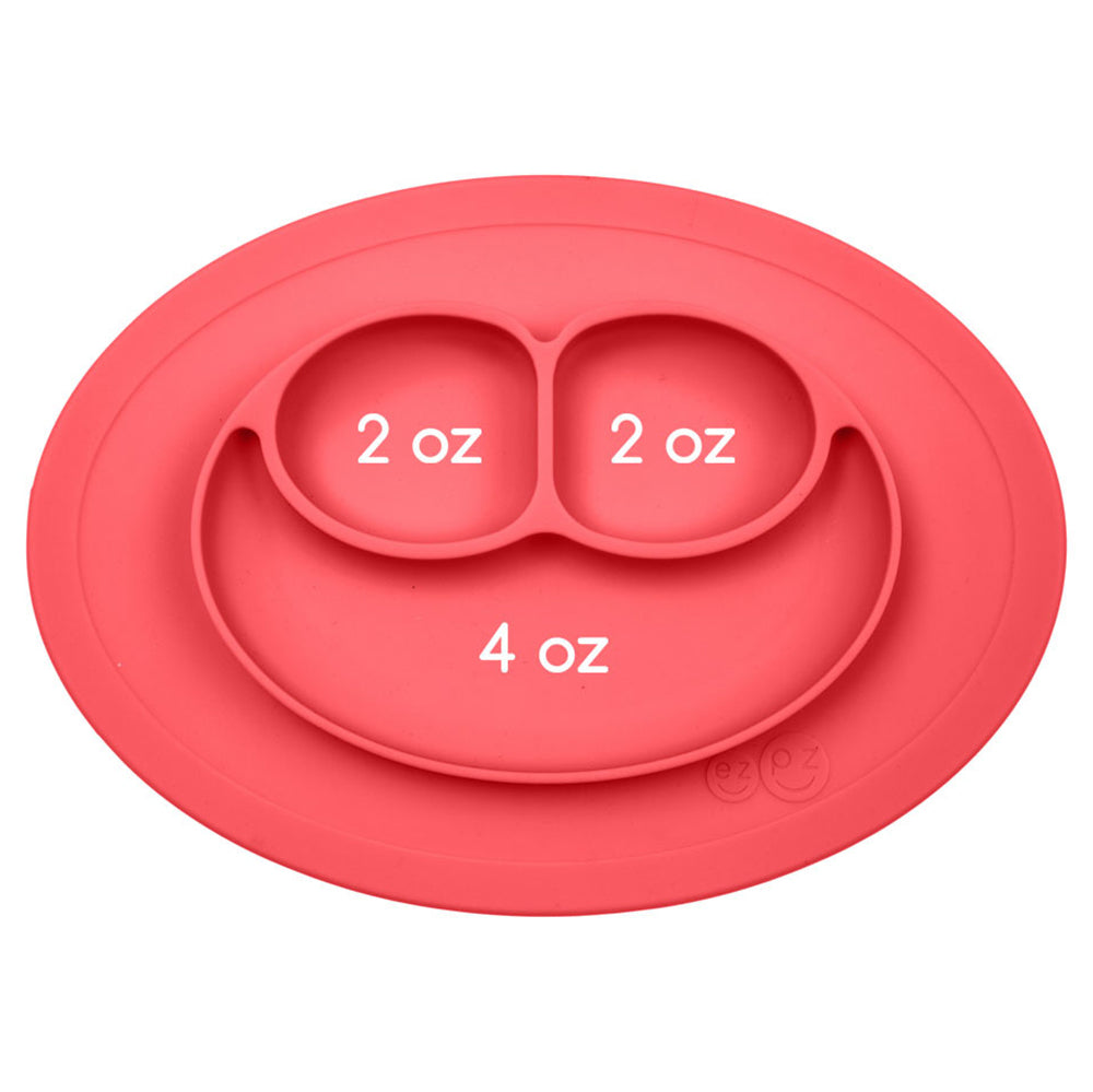 lifestyle_4, EZPZ 100% Silicone Mini Mat Placemat for Children coral pink 