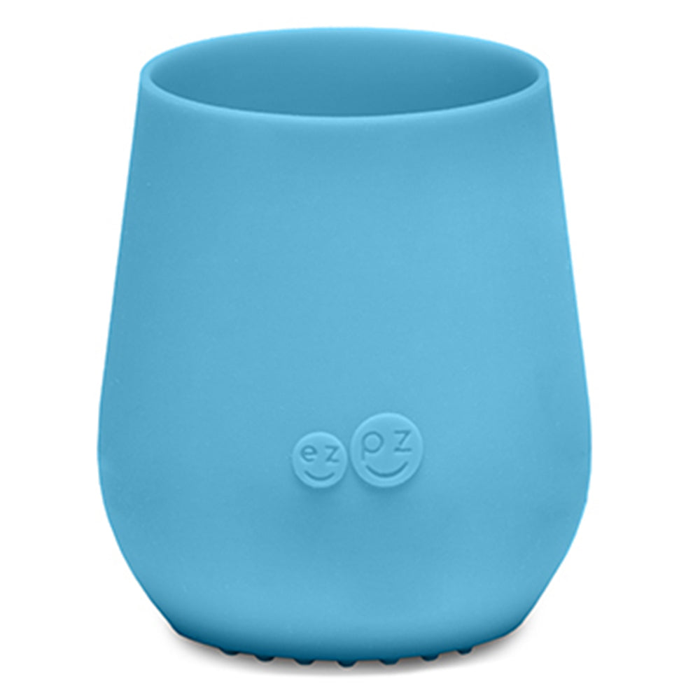 EZPZ Silicone Tiny Cup Infant Toddler Dining Ware training blue 