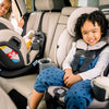 view of rear and forward facing maxi cosi rotating car seat