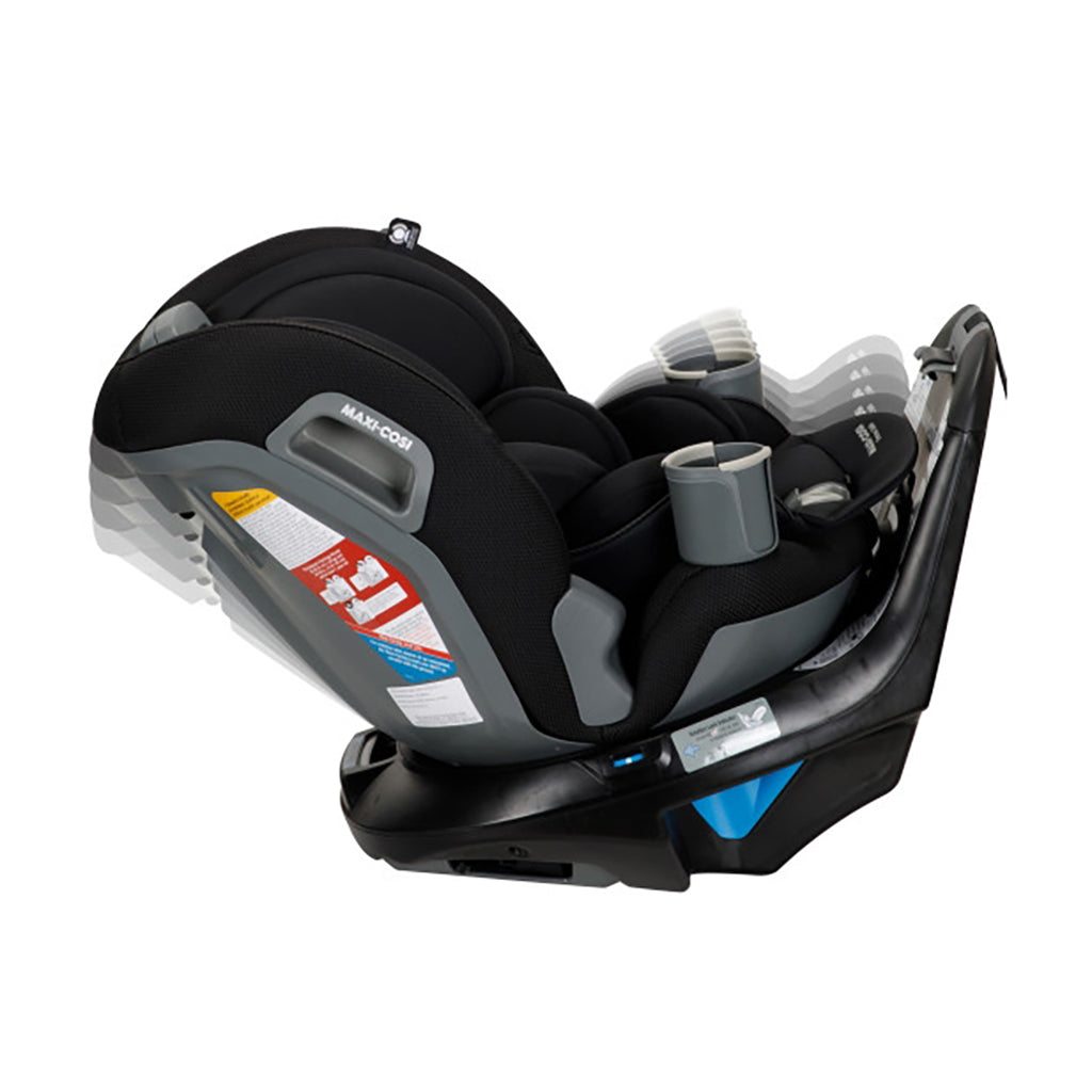 side view of emme maxi-cosi rotating car seat 