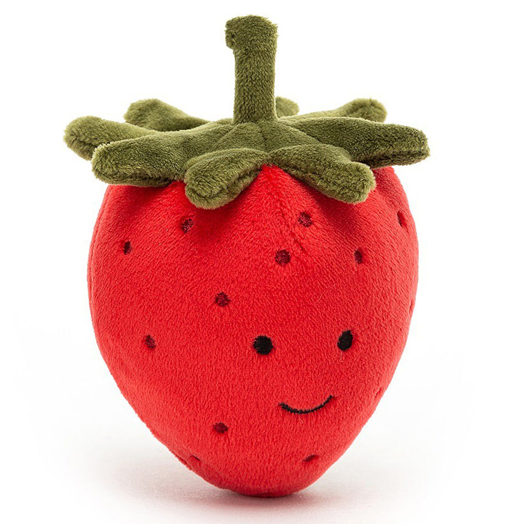 Jellycat Strawberry Fabulous Fruit Children's Stuffed Figure Toy  red