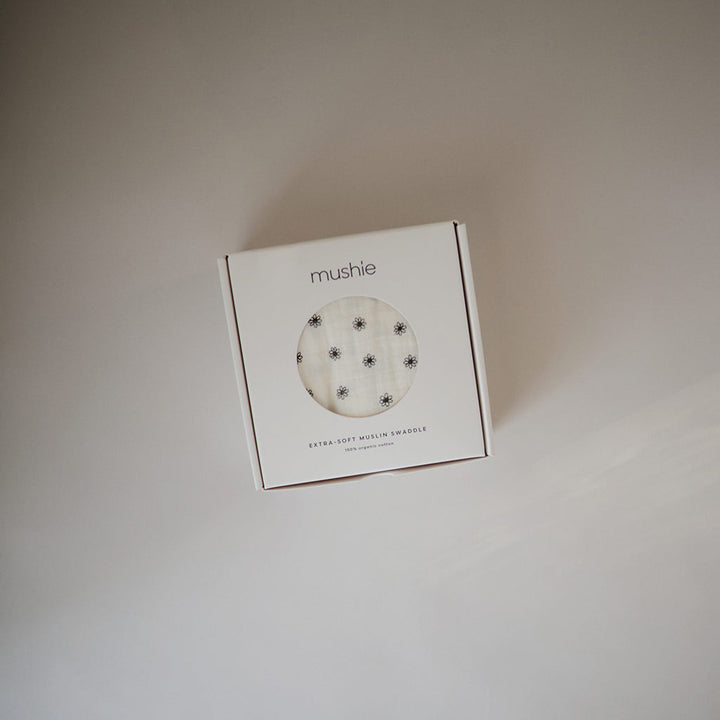 Mushie baby muslin swaddles