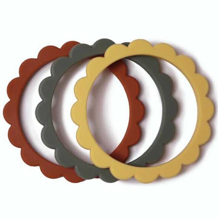 Mushie baby teething toys safe silicone teethers for soothing sore gums