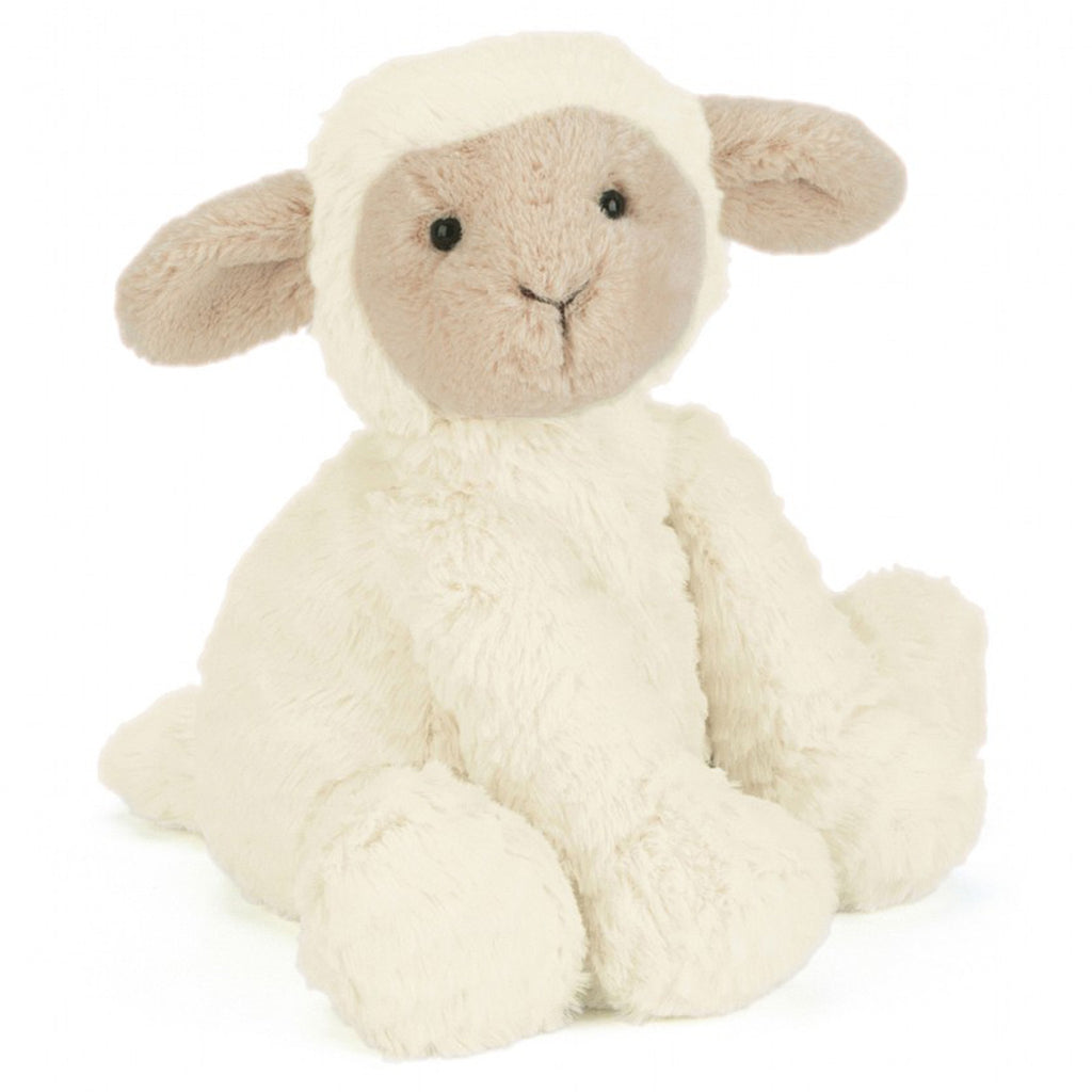 Jellycat Lamb Medium Fuddlewuddle Children's Stuffed Animal Toy white