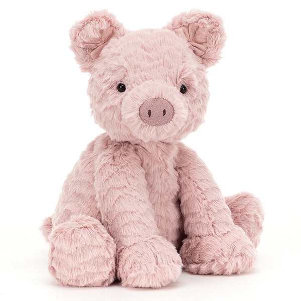 Jellycat Medium Pig Fuddlewuddle Children's Stuffed Animal Toys pink