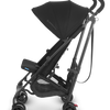 Side of Jake Black UPPAbaby G-LITE compact stroller