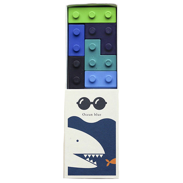 Goober Ocean Blue Pocket Crayons Children's Arts & Craft Set