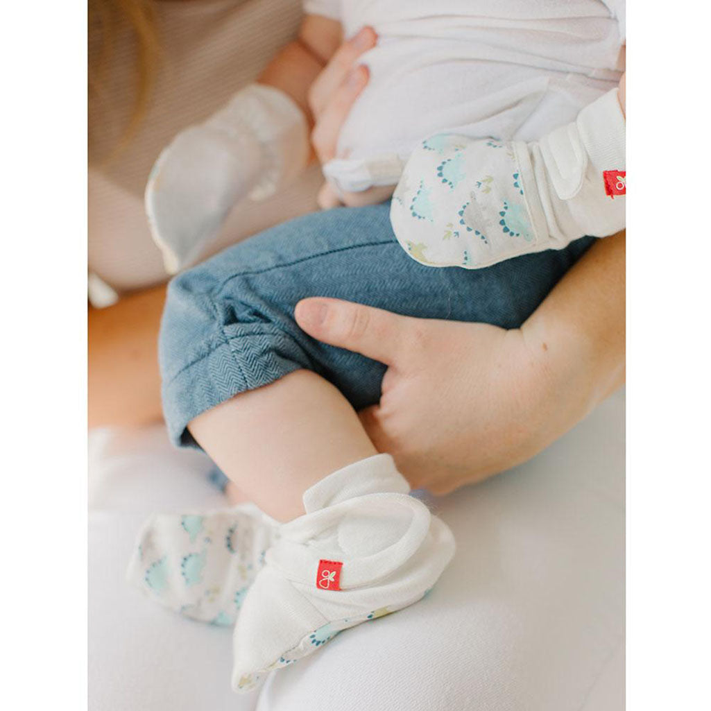 GoumiKids dino booties for baby