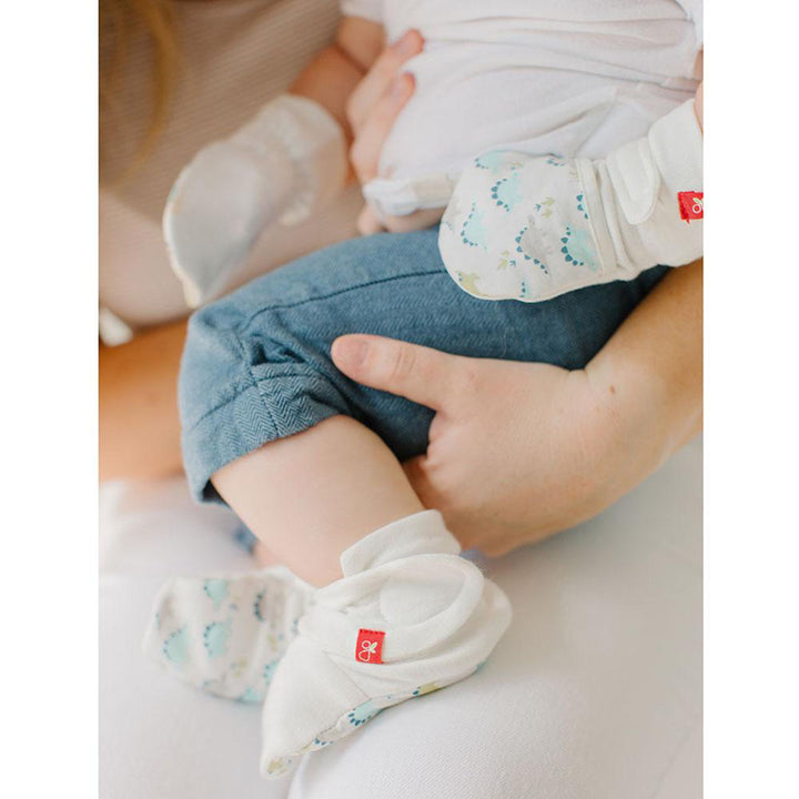GoumiKids dino booties for baby