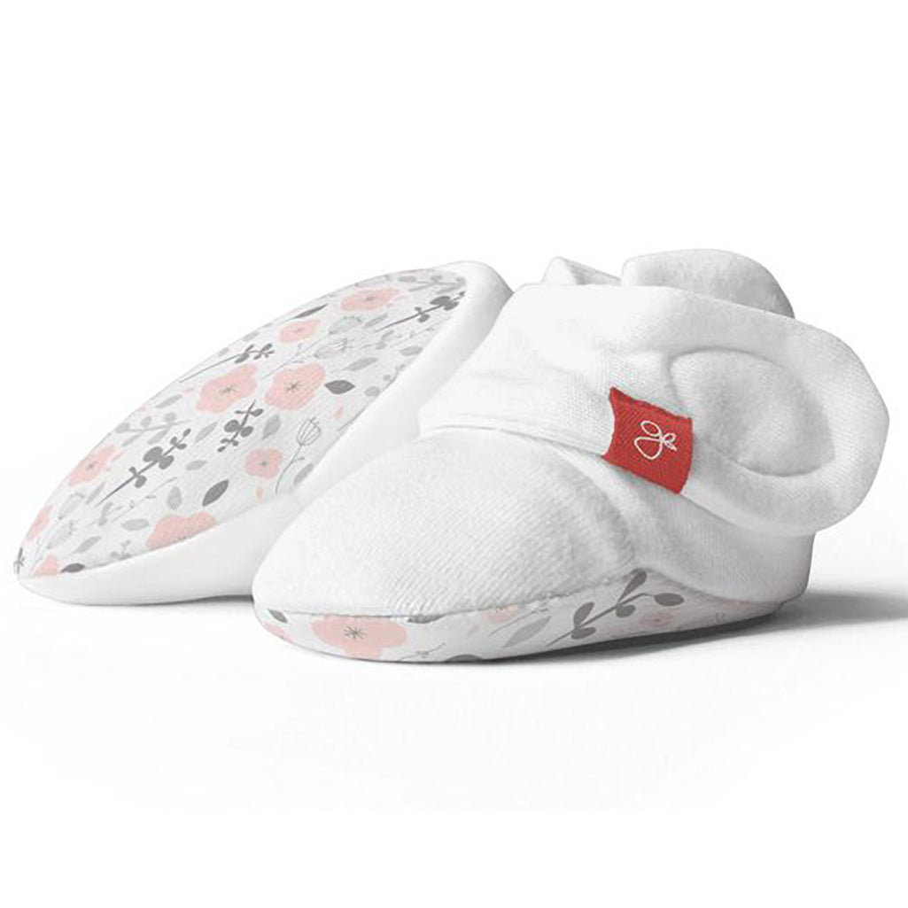 GoumiKids baby booties in Enchanted Garden