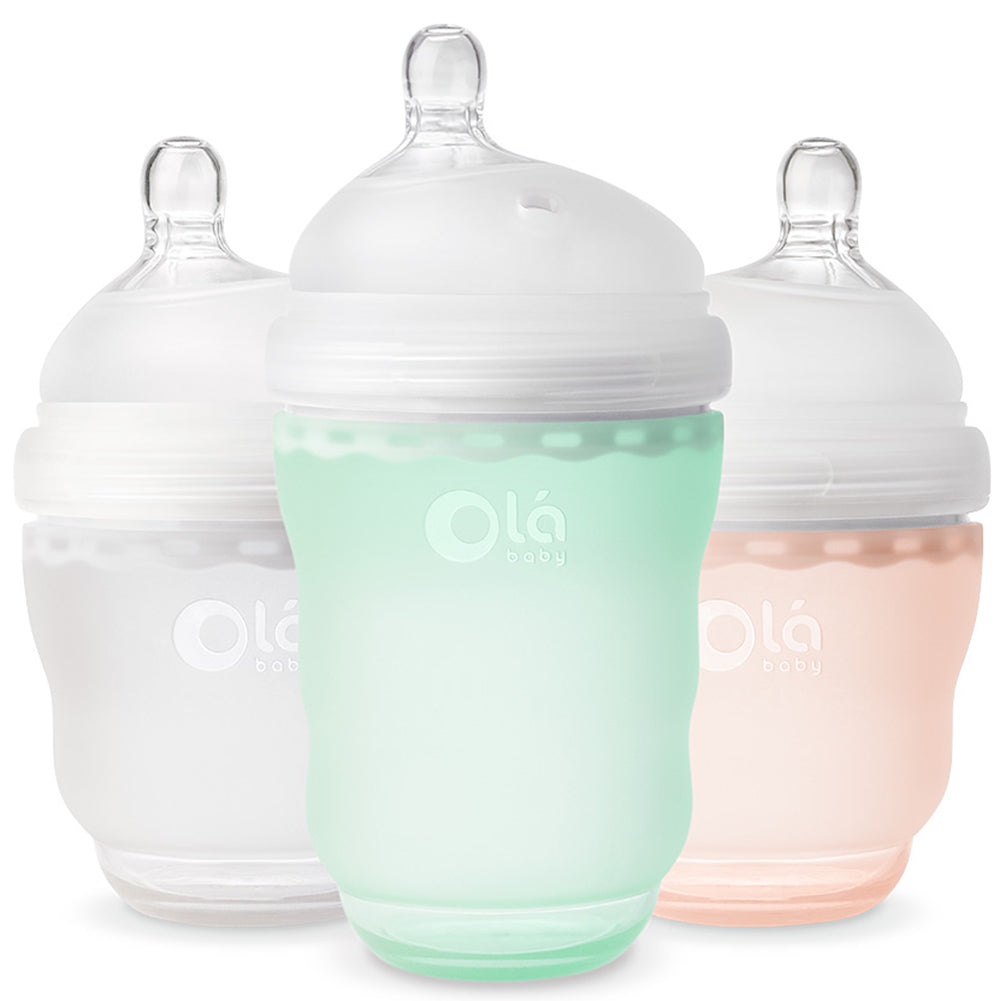 Olababy 100% Silicone GentleBottle Baby Bottle 8 ounces 