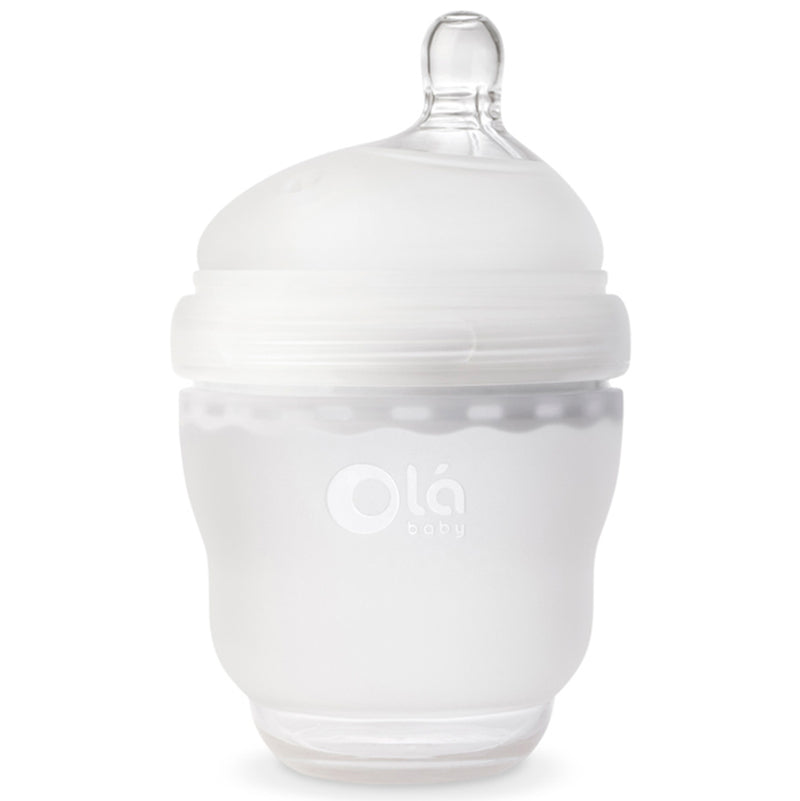 Olababy 100% Silicone baby bottles 4 ounce