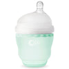 Olababy 100% Silicone GentleBottle Baby Bottle mint green 4 ounces