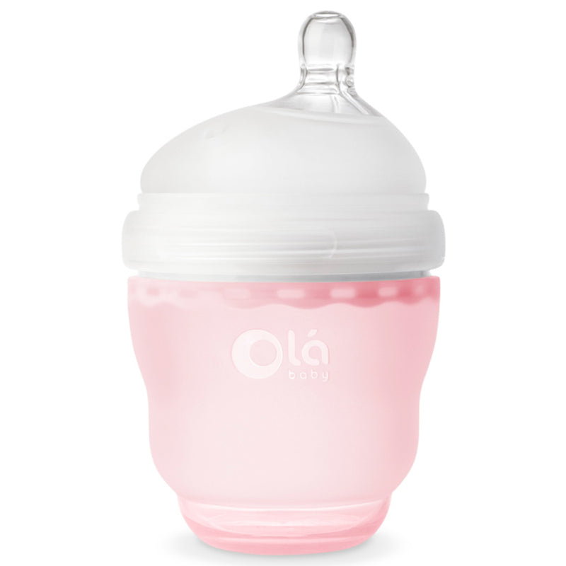 pink 4 ounce Olababy, best bottles for breastfed babies