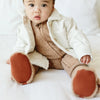 goumikids Harvest Sherpa baby girl booties