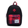 Herschel Heritage Mini Doll Backpack Book Bag Accessory black winter plaid red 