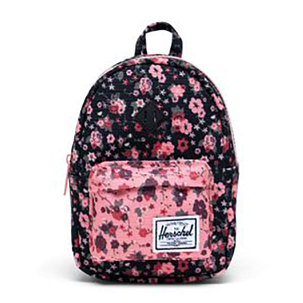 Herschel Heritage Mini Doll Backpack Book Bag Accessory ditsy floral flamingo pink 