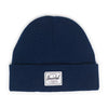 Herschel Cold Weather Flat Knit Infant Baby Beanie Hat navy dark blue 