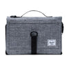 Herschel Compact Multi-Fold Sprout Change Mat Diapering Accessory raven crosshatch heathered grey