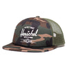 Herschel Youth Children's Whaler Cap Hat Accessory woodland camo green