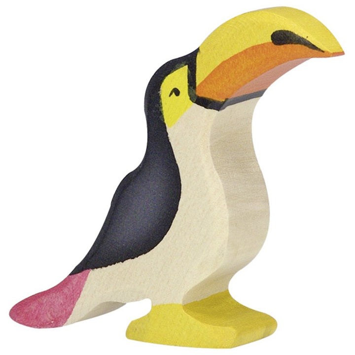 Holztiger Tucan wild animal toys
