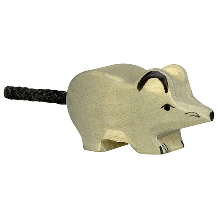 Holztiger animal toy mouse figurine