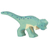 Holztiger Wooden Dinosaurs Children's Toys pachycephalosaurus blue spots 