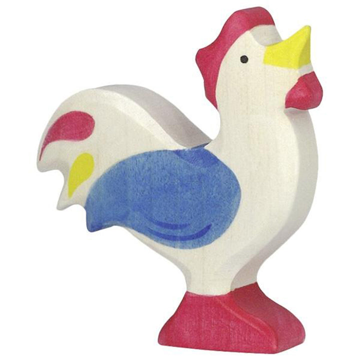 Holztiger animal figurines wooden rooster