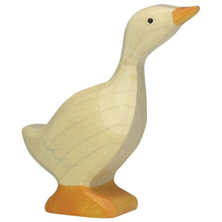 Holztiger wooden animals goose figurine