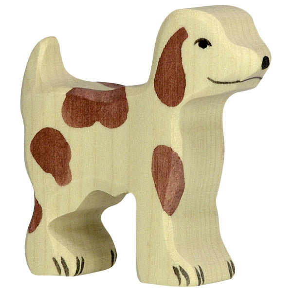 Holztiger toy animal wood dog figurine