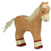 Holztiger Wooden Farm Little Animal Toys foal standing brown
