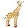 Holztiger Wooden Safari Animals Children's Toys giraffe head raised brown beige orange spots 