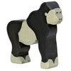 Holztiger Wooden Safari Animals Children's Toys gorilla black grey 