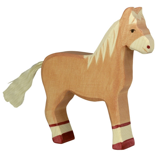 Holztiger animal toys horse figurine