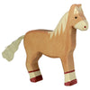 Holztiger Wooden Farm Animals Children's Toys horse standing light brown 