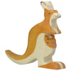 Holztiger Wooden Safari Toys Animals kangaroo and young