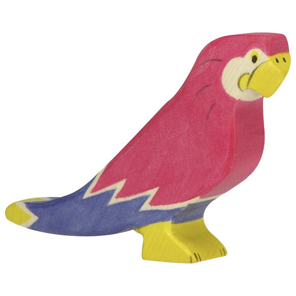 Holztiger Wooden Safari Animal Figurines Parrot kids toys
