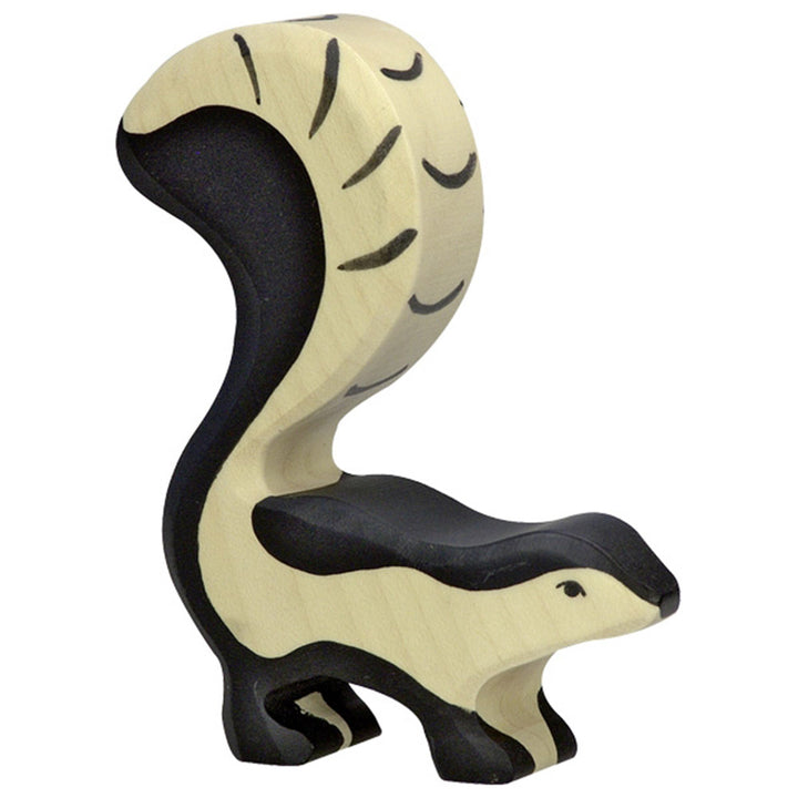 Holztiger Wood Animals Skunk kids toy