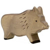 Holztiger Wooden Safari Animals Children's Toys wild boar pig tusks brown
