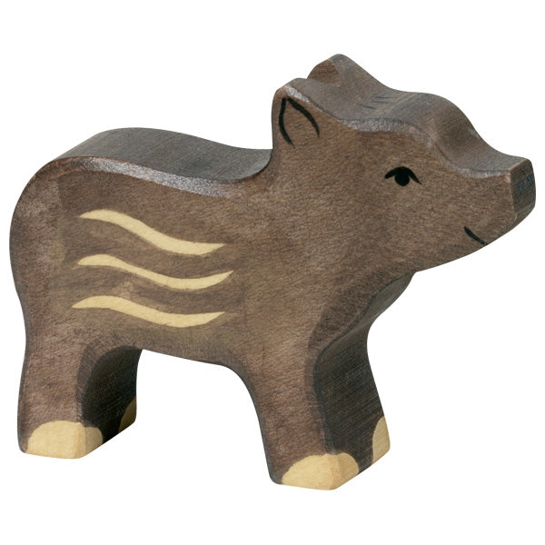 Holztiger toy animal boar figurine