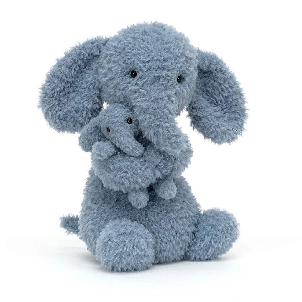Jellycat Huddles Elephant Children's Plush Stuffed Animal Toy blue