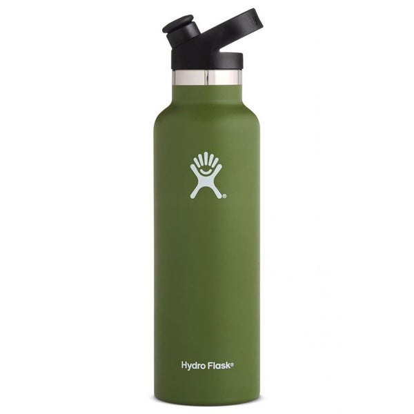 hydroflask water bottle olive 21oz