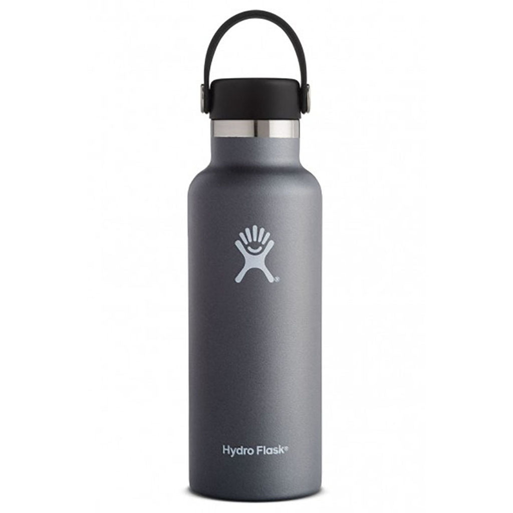 hydro flask reusable water bottles graphite 18oz