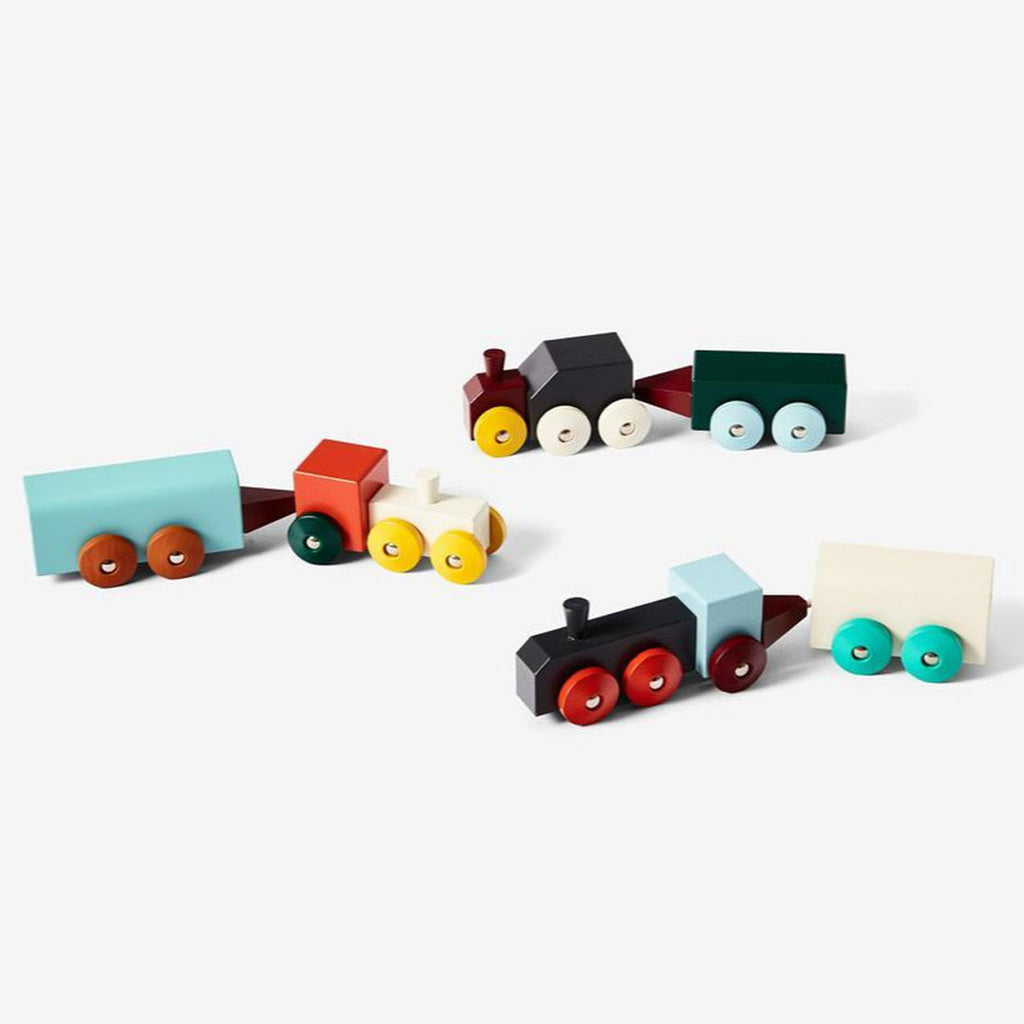 Areaware Hover Children's Colorful Wooden Train Set 