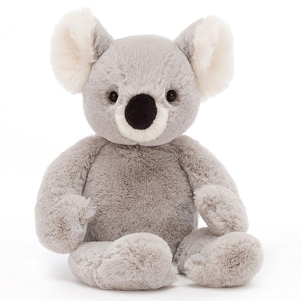 Jellycat Small Benji Koala Children's Stuffed Animal Toy grey and white